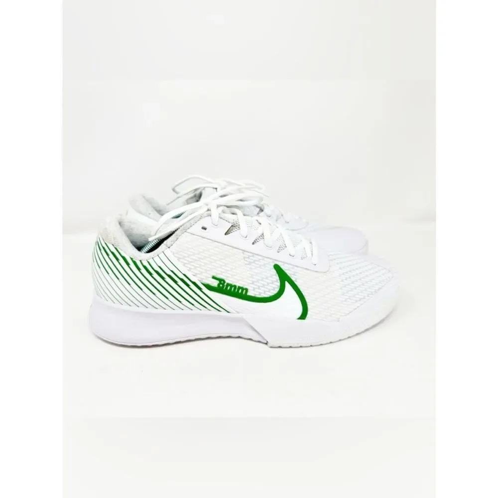 NikeCourt Air Zoom Vapor Pro 2 HC White Kelly Green Size 11.5 DR6191-102